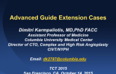 Guide Extension Catheters in Complex PCI