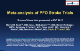 Meta-analysis of PFO Stroke Trials