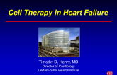 Cell Therapy for CHF