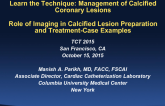 Role of Imaging in Calcified Lesion Preparation and Treatment: Case Examples