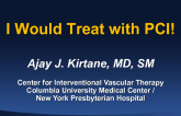 I Would Treat This Patient With PCI