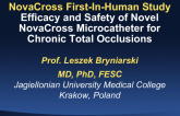 Efficacy and Safety of Novel NovaCross Microcatheter for Chronic Total Occlusions: First-in-Human Study