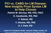 PCI vs CABG for LM Disease: New Insights From Syntax LM to Help Choose