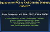 Do Contemporary DES Change the Equation for PCI vs CABG in the Diabetic Patient?