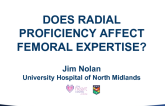 Does Radial Proficiency Affect Femoral Expertise?