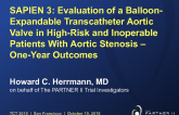 SAPIEN 3: Evaluation of a Balloon-Expandable Transcatheter Aortic Valve in High-Risk and Inoperable Patients With Aortic Stenosis  One-Year Outcomes