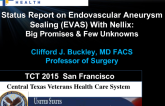 Status Report on Endovascular Aneurysm Sealing (EVAS) With Nellix: Big Promises and a Few Unknowns