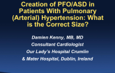 Creation of PFO/ASD in Patients With Pulmonary Hypertension: What Is the Correct Size?
