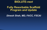 The Biolute BRS: Differentiating Features and Clinical Update