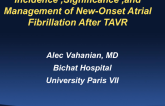 Incidence, Significance, and Management of New-Onset Atrial Fibrillation After TAVR