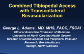 Combined Tibiopedal Access With Transcollateral Revascularization