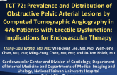 TCT 72: Prevalence and Distribution of Obstructive Pelvic Arterial Lesions by Computed Tomographic Angiography in 476 Patients With Erectile Dysfunction  Implications for Endovascular Therapy