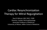 Cardiac Resynchronization Therapy for Mitral Regurgitation