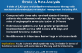 Endovascular Thrombectomy for Acute Ischemic Stroke: A Meta-Analysis