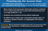 Thrombus Aspiration in Patients With STEMI Presenting Late After Symptom Onset