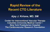 Rapid Review of the Recent CTO Literature