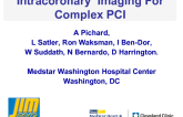 Intracoronary Imaging For Complex PCI