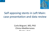 Self apposing stents in Left Main: case presentation and data review