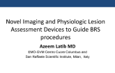 Novel Imaging and Physiologic Lesion Assessment Devices to Guide BRS procedures