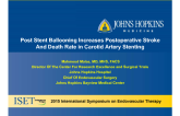 Post Stent Ballooning Increases Postoperative Stroke and Death Rate
