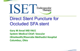 Successfully Traversing the Occluded SFA Stent with a Mid-Stent Puncture
