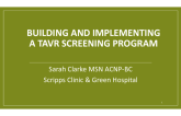Building and Implementing a  TAVR Screening Program