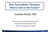 New Transcatheter Therapies: What Is Next On The Horizon?