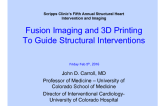 Fusion Imaging and 3D Printing To Guide  Structural Intervention