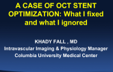 A Case of OCT Stent Optimization: What I fixed and what I ignored