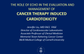 The Role of Echo in The Evaluation and Management of Cardiotoxicity During and After Cancer Therapy