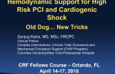 High-Risk PCI and Cardiogenic Shock: The Role of Hemodynamic Support
