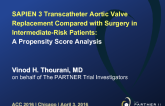 SAPIEN 3 Transcatheter Aortic Valve Replacement Compared with Surgery in Intermediate-Risk Patients: A Propensity Score Analysis 