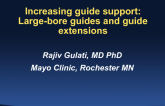 Increasing Guide Support: Large Bore Guides and Guide Extensions