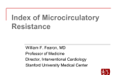 The Index of Microvascular Resistance