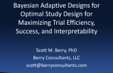 Debate: What Is the Optimal Study Design for Maximizing Trial Efficiency, Success, and Interpretability? Adaptive Design in A Bayesian Framework!