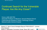 Continued Search for the Vulnerable Plaque: Are We Any Closer?