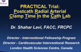 PRACTICAL: A Randomized Trial of Radial Artery Clamp Time