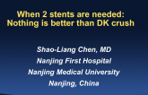 Case #3: When Two Stents Are Needed: Nothing Is Better Than DK-Crush!