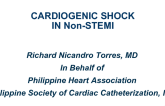 Philippines Presents a Case: Cardiogenic Shock in Non-STEMI