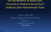 Do the Benefits of Bivalirudin Translate to Radial Intervention? Evidence From Randomized Trials