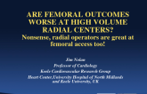 Debate - Are Femoral Outcomes Worse at High Volume Radial Centers? Nonsense, Radial Operators Are Great at Femoral Access, Too!