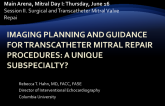 Imaging Planning and Guidance for Transcatheter Mitral Repair Procedures: A Unique Subspecialty?