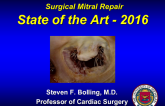 Surgical Mitral Repair State-of-the Art 2016?