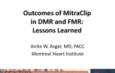 Clinical Evidence Synthesis: MitraClip in FMR and DMR