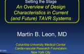 Setting the Stage: An Overview of Design Characteristics in Current (and Future) TAVR Systems