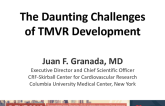 The Daunting Challenges of TMVR Development