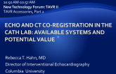 Echo and CT Coregistration in the Cath Lab: Available Systems and Potential Value