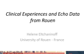 Clinical Experiences and Echo Data from Rouen