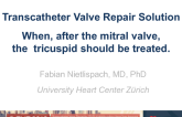 TVT 1177: Transcather Valve Repair Solution- When After the Mitral Valve the Tricuspid Should be Treated