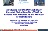 Introducing the UNLOAD TAVR Study: Potential Clinical Benefits of TAVR in Patients With Moderate AS and Reduced-EF Heart Failure